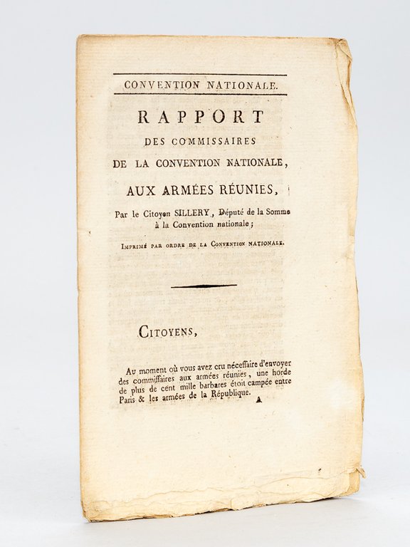 Rapport des Commissaires de la Convention Nationale aux Armées Réunies, …