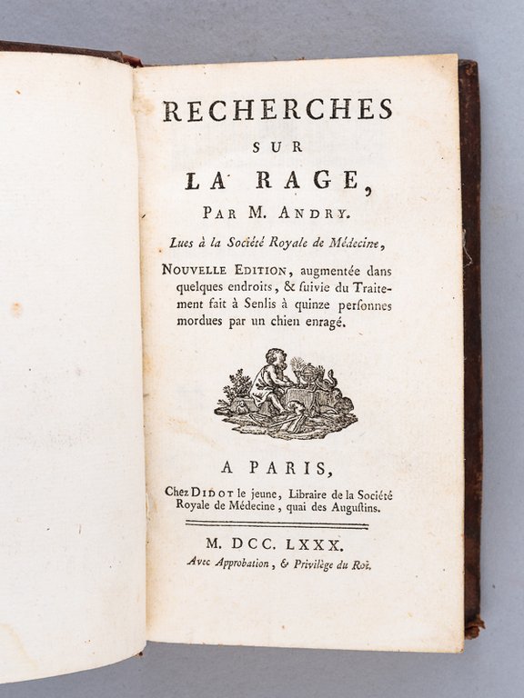 Recherches sur la Rage, par M. Andry. Lues à la …