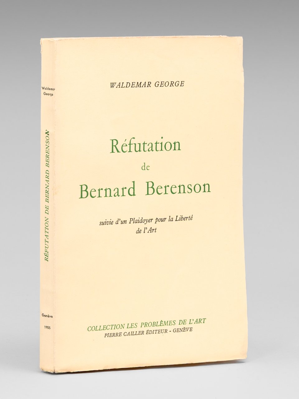 Réfutation de Bernard Berenson - suivi d'un Plaidoyer pour la … | Immagine principale