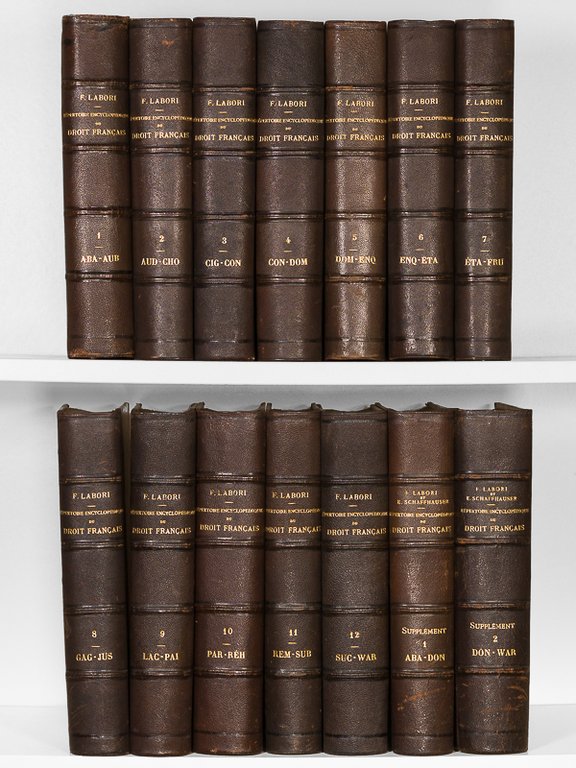 Répertoire encyclopédique du Droit Français (12 Tomes et 2 Volumes … | Immagine Gallery 2
