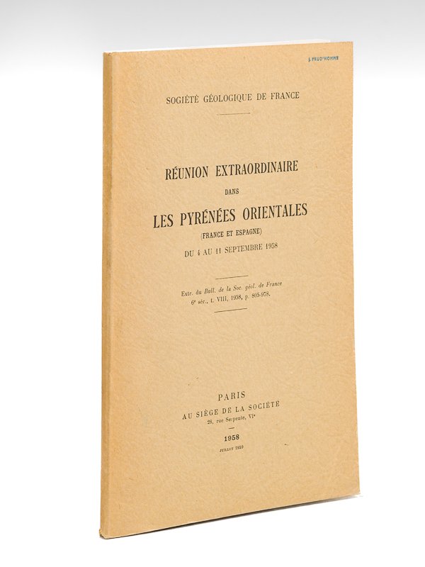 Réunion Extraordinaire dans les Pyrénées Orientales (France et Espagne) du …