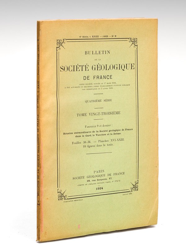 Réunion extraordinaire de la Société Géologique dans le Gard, le …