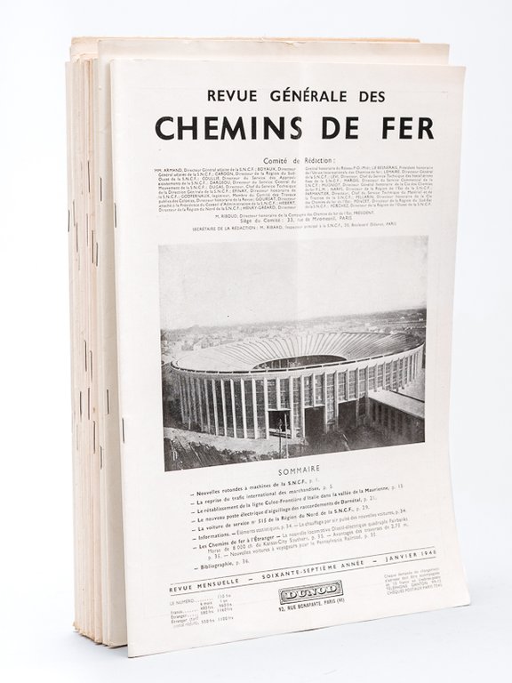 Revue Générale des Chemins de Fer. (Année 1948 - Soixante-Septième …