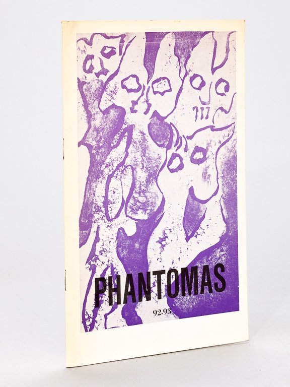 Revue Phantomas 92-93 : Jean Raine. Quelques pâleurs d'Amour. 1947-1960 …