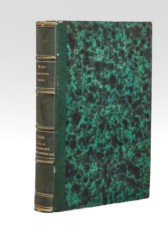 S.P.N. Cyrilli Archiepiscopi Hierosolymitani, Opera quae exstant omnia, accedunt Petri II, Timothei, Alexandrinorum praesulum, Apollinari Laodiceni, Diodori Tarsensis, Scripta vel scriptorum Fragmenta quae supersunt (1 Tome - Complet). Patrologiae Cursus completus. Series Graeca. Tomus XXXIII [ Patrologia Graeca Tome 33 - Cyrille de Jérusalem, Apollinaire de Laodicée, Diodore de Tarse, Pierre II d'Alexandrie, Timothée d'Alexandrie, Isaac l'ancien juif ]