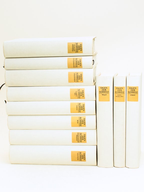 Sagen der Schweiz. Herausgeben von Peter Keckeis (11 Bände) Aargau, …