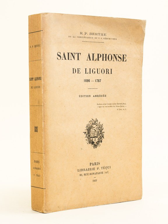 Saint Alphonse de Liguori 1696 - 1787