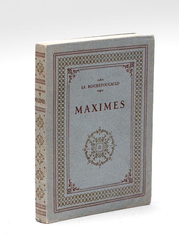 Sentences et Maximes morales