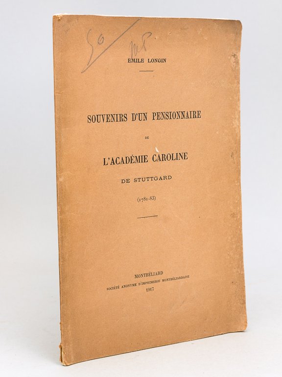 Souvenirs d'un pensionnaire de l'Académie Caroline de Stuttgard 1781 - … | Immagine Gallery 2