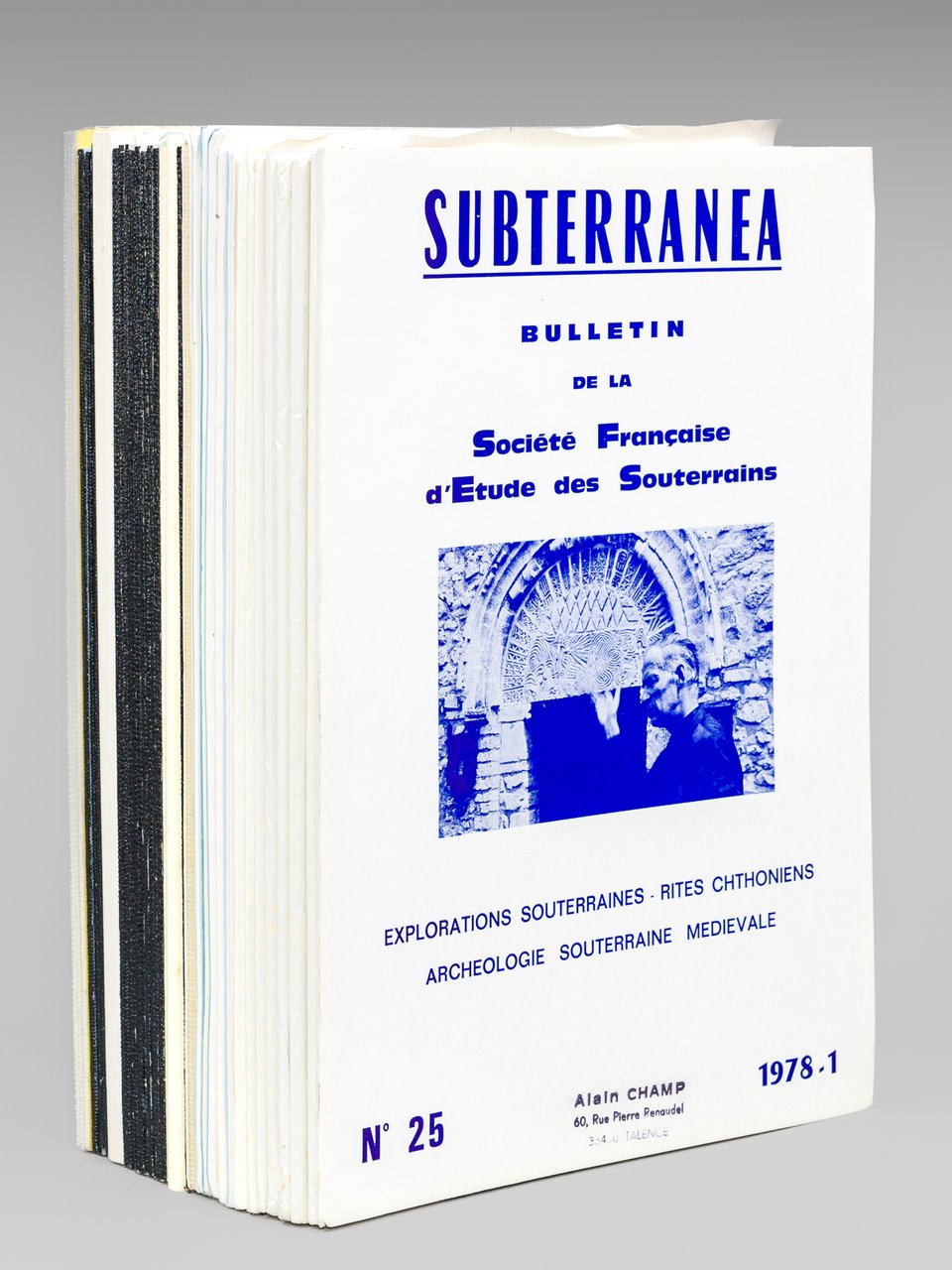 Subterranea. Bulletin de la Société Française d'Etude des Souterrains (Du …