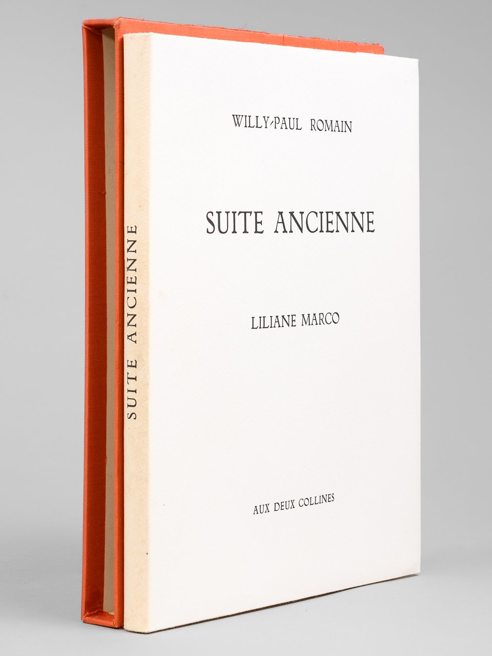 Suite ancienne. Poèmes | Immagine principale