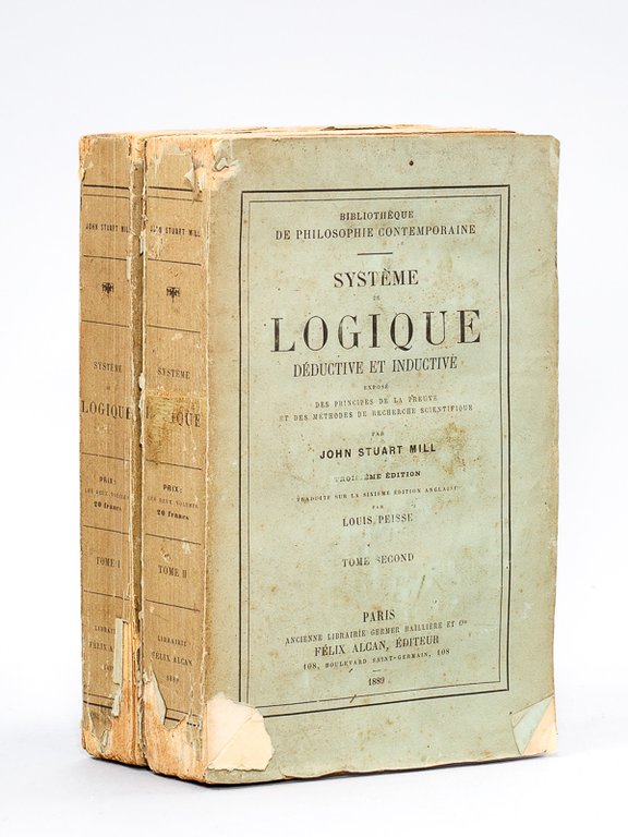 Système de logique déductive et inductive (2 Tomes - Complet …