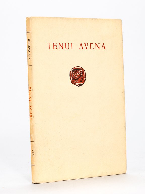 Tenui Avena [ Livre dédicacé par l'auteur ]