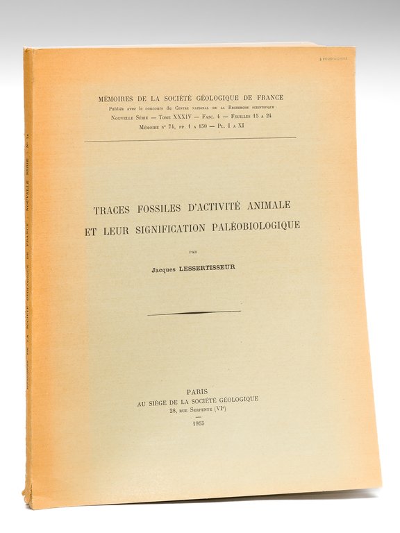 Traces Fossiles d'activité animale et leur signification Paléobiologique [ Edition …