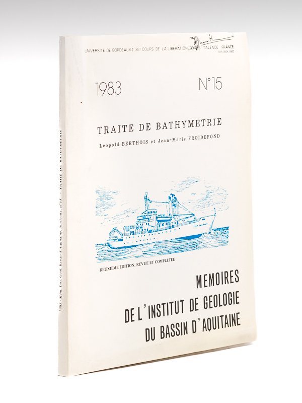 Traité de Bathymétrie (Mémoires de l'Institut de Géologie du Bassin …