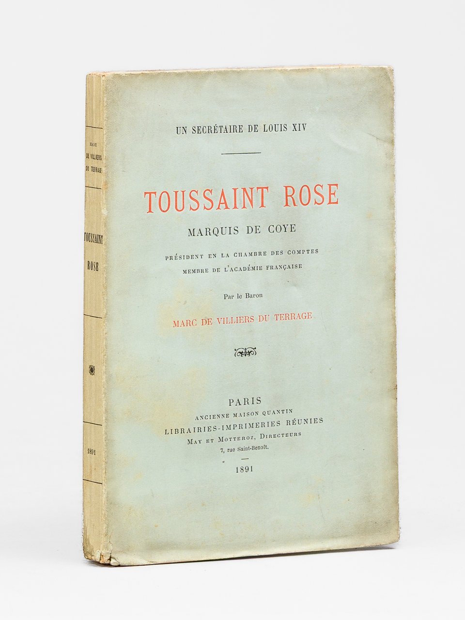 Un secrétaire de Louis XIV. Toussaint Rose, Marquis de Coye, … | Immagine principale