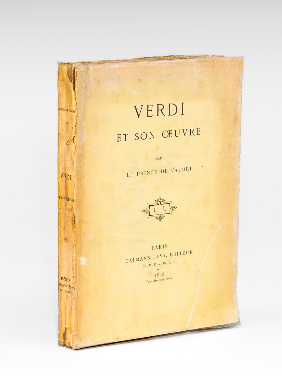 Verdi et son oeuvre [ Edition originale - Livre dédicacé …