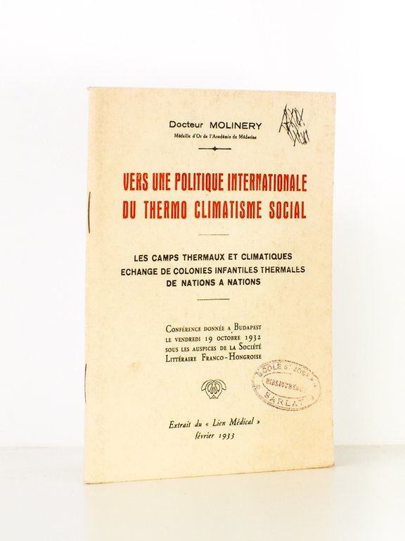 Vers une politique internationale du Thermo Climatisme social - les …