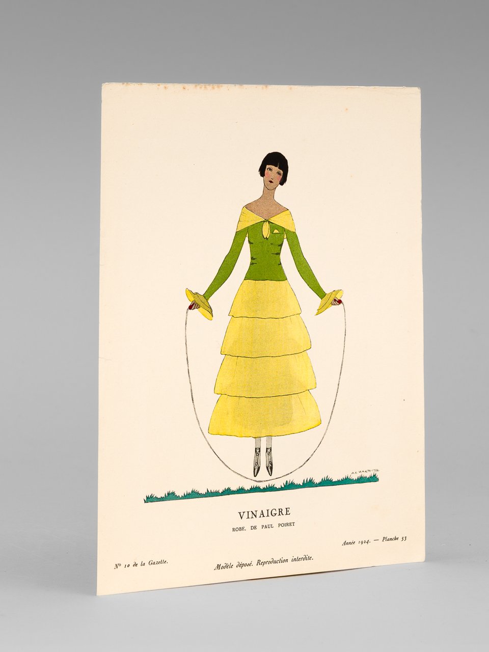 Vinaigre. Robe de Paul Poiret (Planche 53 - Gazette du … | Immagine principale