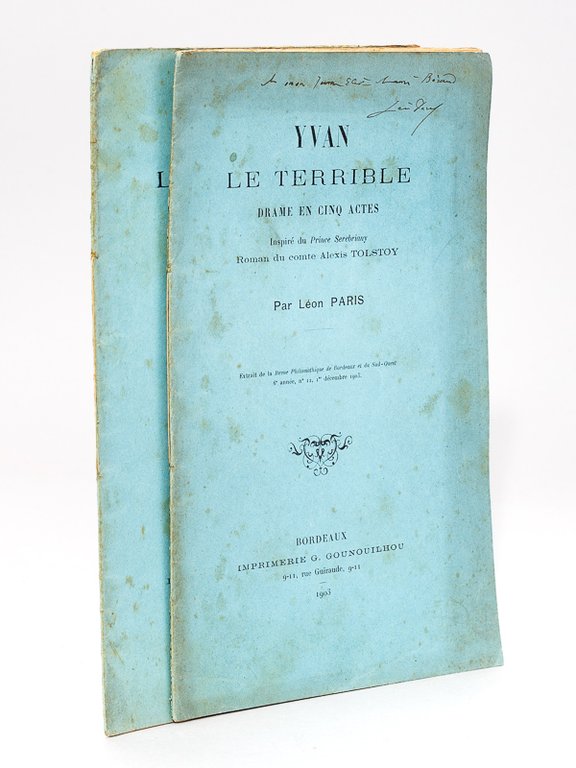 Yvan le Terrible. Drame en cinq Actes. Inspiré du Prince …