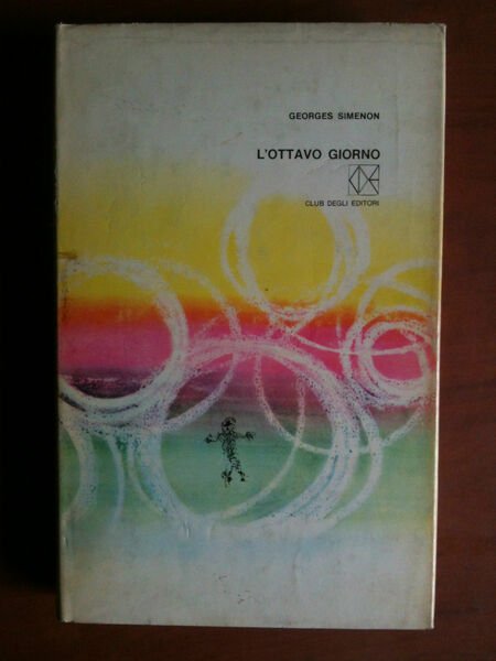 L'Ottavo Giorno di Georges Simenon copertina illustrata da Bruno Munari