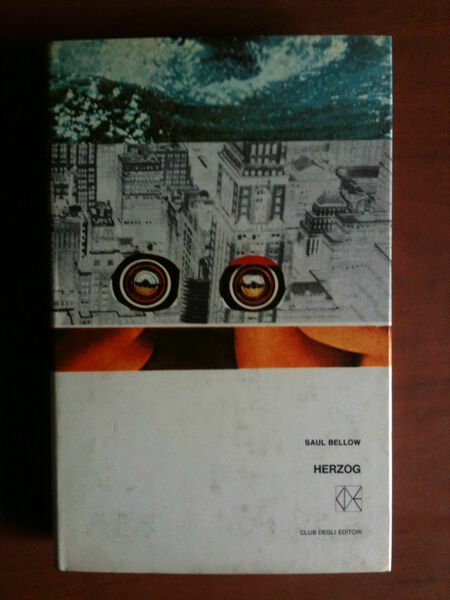 Herzog di Saul Bellow copertina illustrata da Bruno Munari 1964