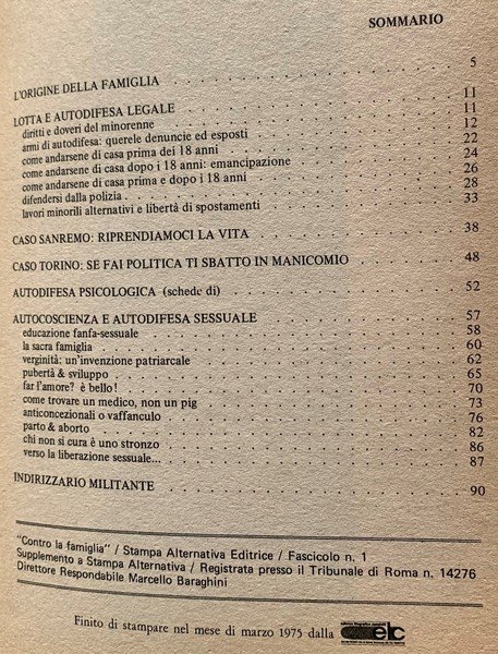 Contro la famiglia. Manuale di autodifesa e di lotta per …