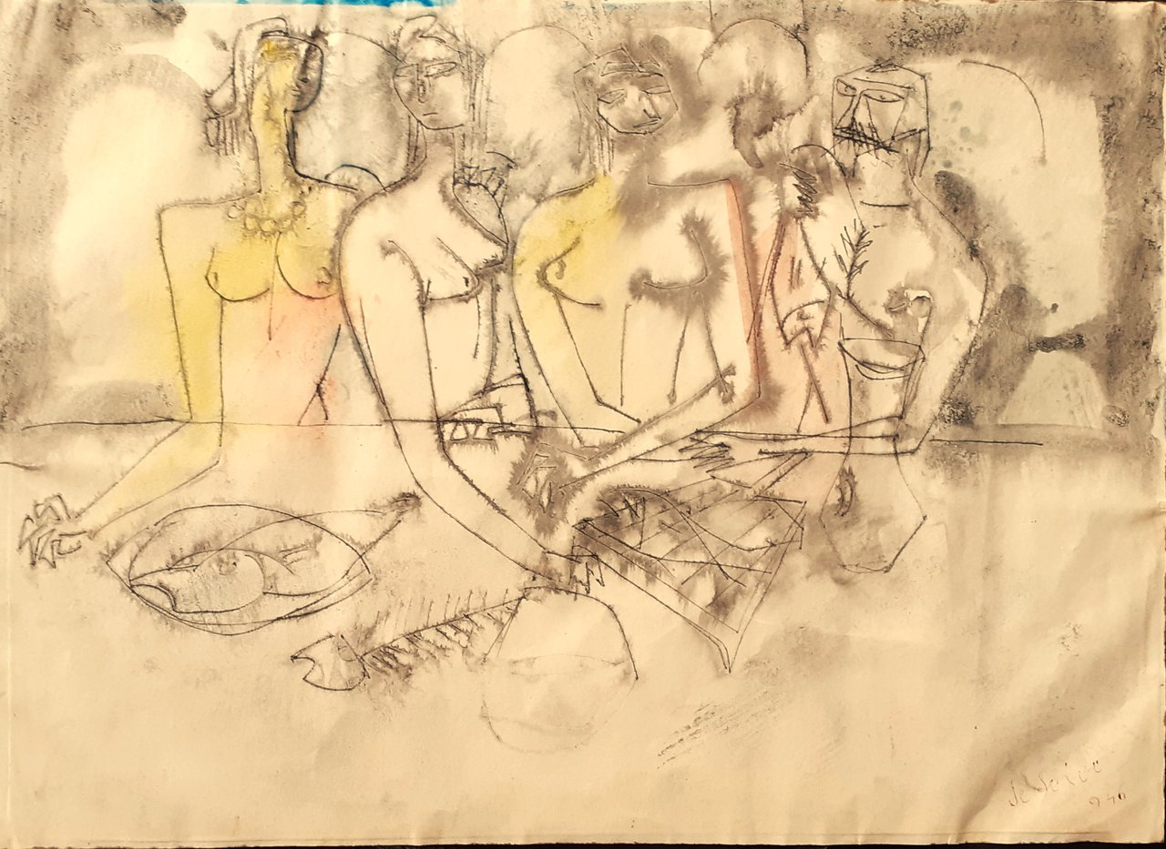 2 disegni di De Salvo Giovanni Battista