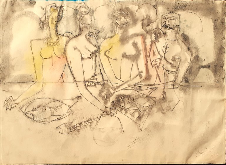 2 disegni di De Salvo Giovanni Battista