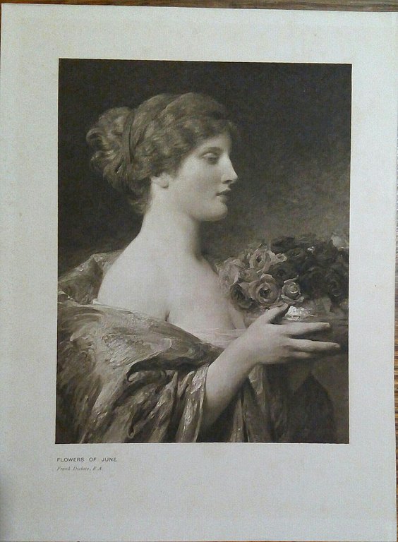 2 Fotogravure Frank Dicksee Royal Academy Pictures 1912