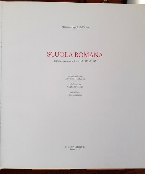 Scuola romana: pittura e scultura a Roma dal 1919 al …