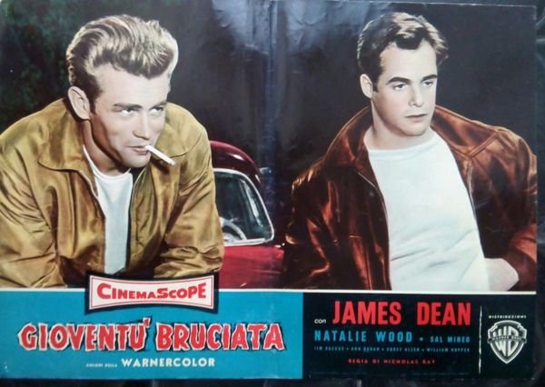 James Dean raro poster G ioventù Bruciata 1 italiana 1956