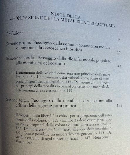 Fondazione della metafisica dei costumi