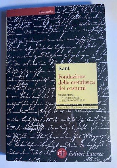 Fondazione della metafisica dei costumi