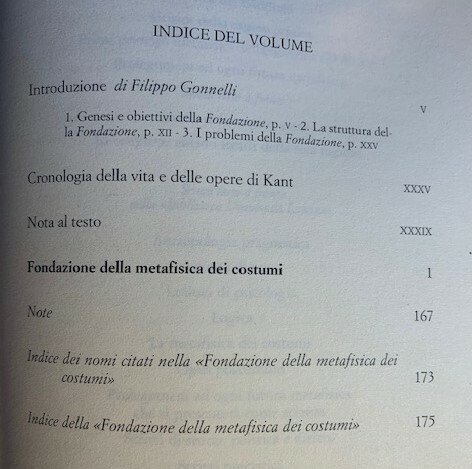 Fondazione della metafisica dei costumi