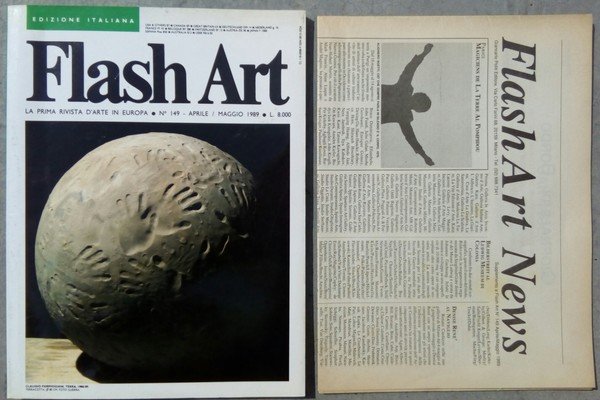 Flash Art n° 149 Aprile/maggio 1989 con supplemento F.A. News