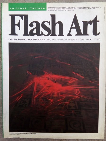 Flash Art Edizione Italiana n° 164 ottobre/novembre 1991