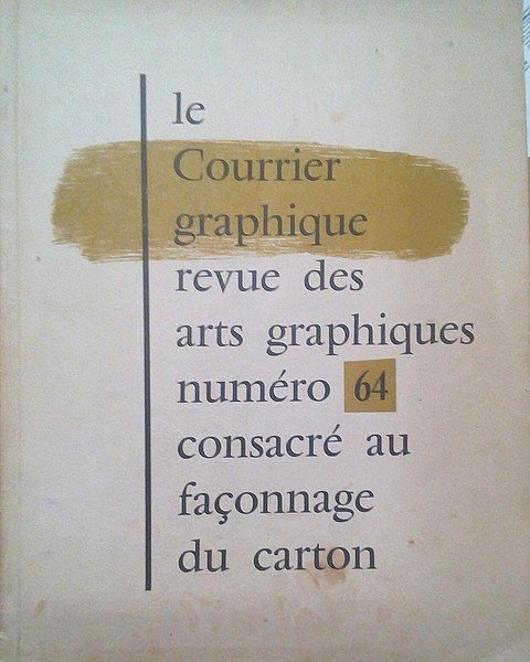Le Courrier Graphique revue des Arts graphiques numerò 64 1953