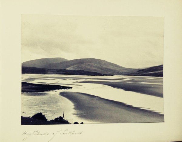 Fotografia originale "Higllands of Scotland" 1956 fotografo Livio Fusco