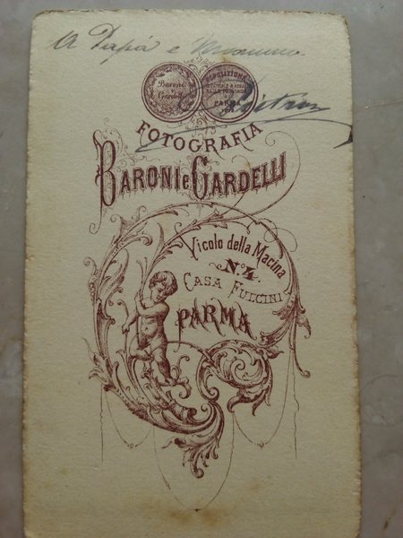 Albumina formato carte de visite fotografi Baroni and Gardelli fine …