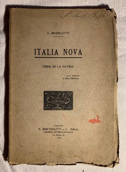 Italia Nova. Versi de la Patria