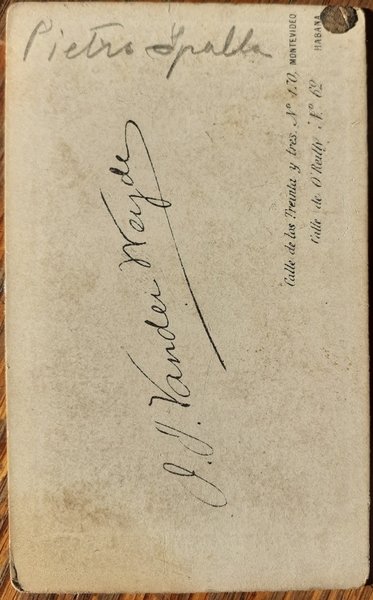 Albumina di J.J. Vander Weyde Uruguay 1860 circa