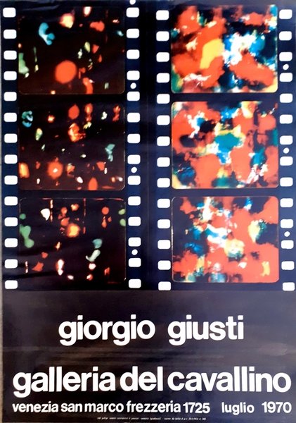 Locandina Giorgio Giusti "Galleria del cavallino" Venezia 1970