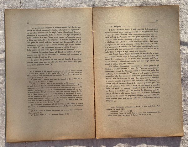 Il Diritto Privato nelle fonti senesi del sec. XIII (Estratto …