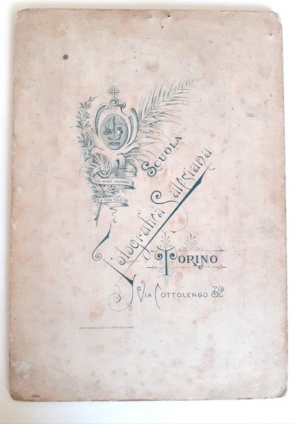 Albumina originale Scuola Fotografica Salesiana 1880 circa