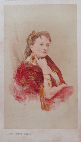 Albumina cdv Hortense Catherine Schneider soprano 1870 circa