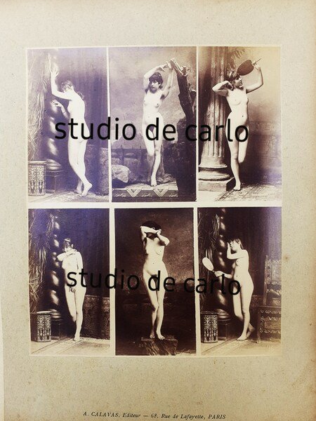 Albumine originali - studi di nudo A. Calavas Editeur Paris …