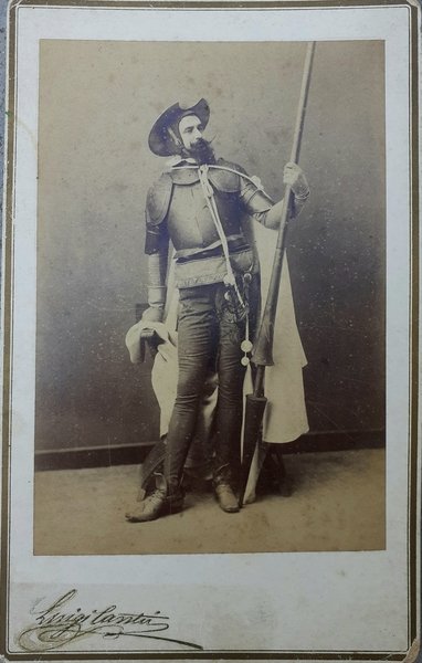 Albumina originale fotografo Luigi Cantù Torino 1895 circa