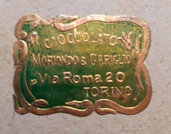 Fotografia usata per coperchio scatola cioccolato Morando and Gariglio 1913 …