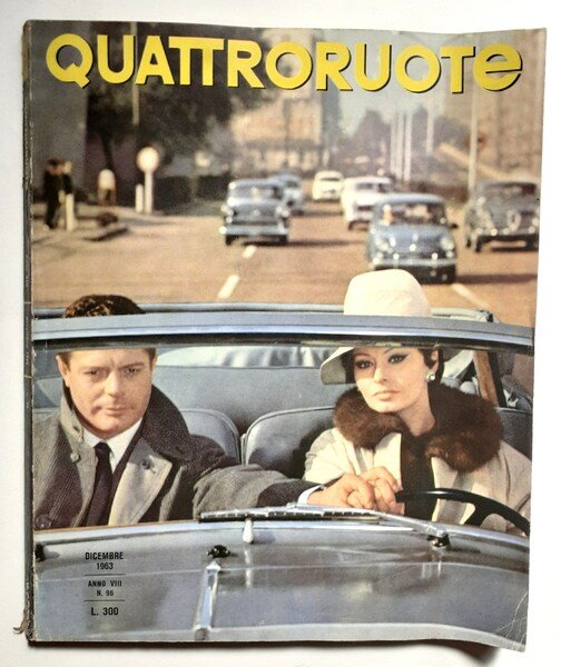 Quattroruote N° 96 1963 Mastroianni-Loren